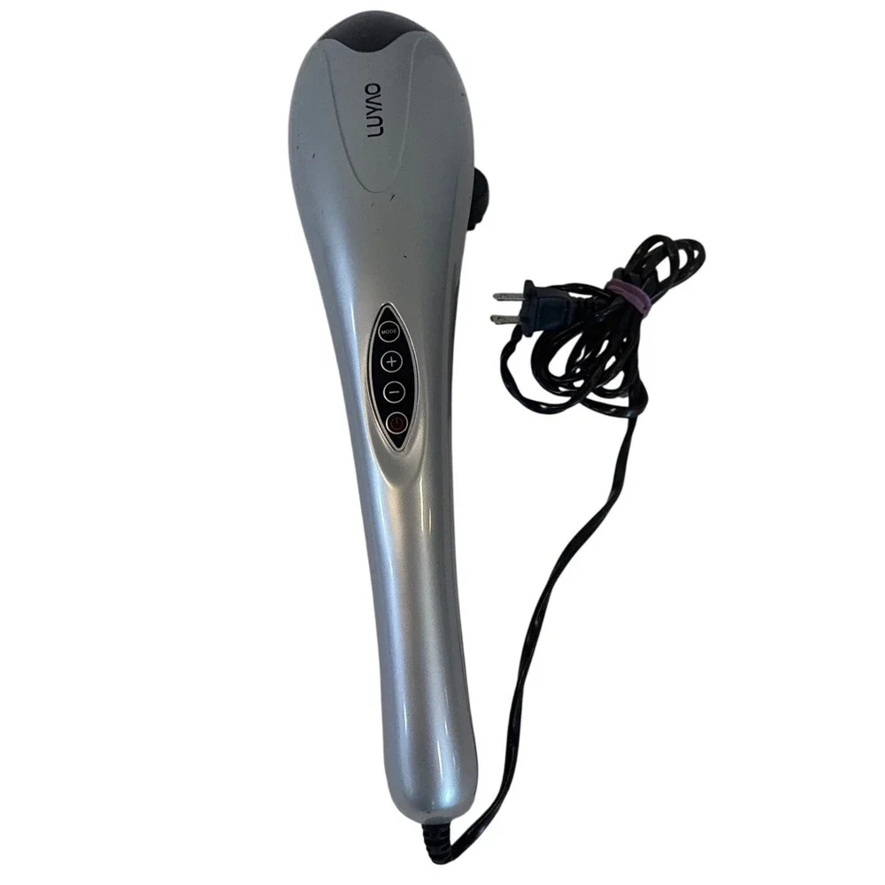 Luyao Handheld Deep Tissue Massager LY-632A Silver Percussion Muscle Relief 25W